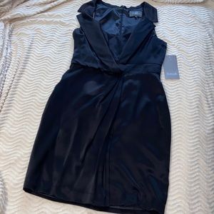 THEIA Silk Midi Dress